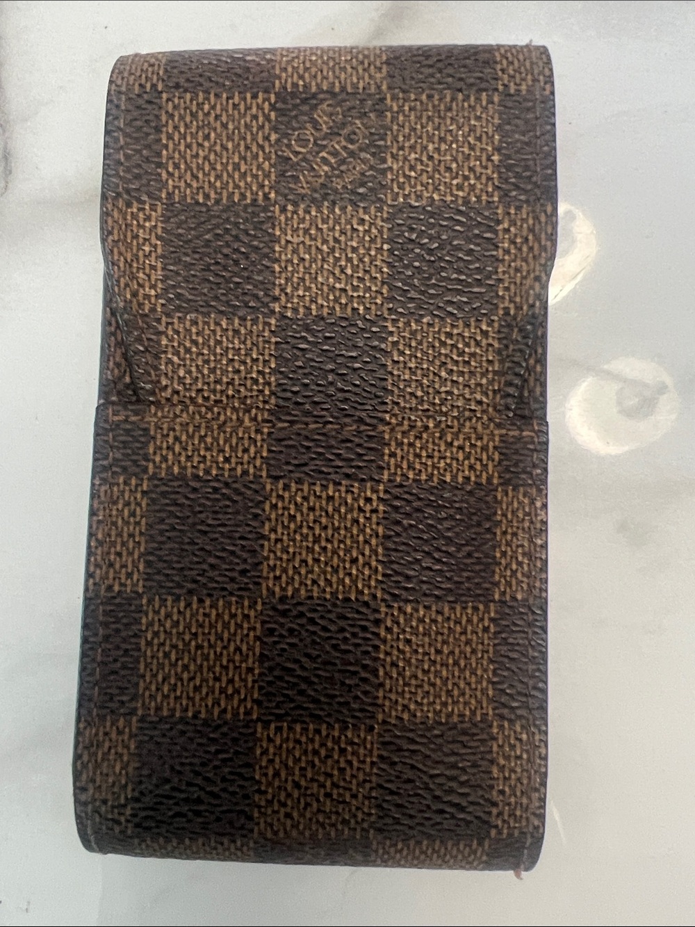Louis Vuitton Damier Folding Key & Card Holder - Dark Brown / Light Brown